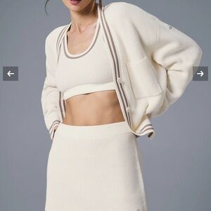 Tennis Club Sweater Knit Cardigan